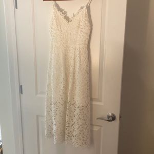 White lace dress